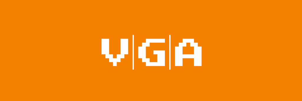 VGA logo orange