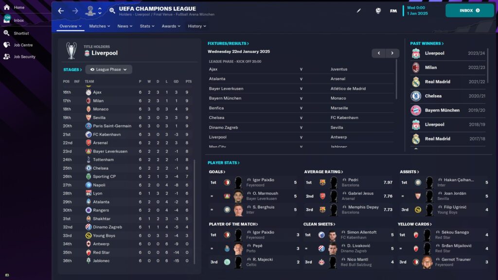 Champions league new format Football Manager 2023