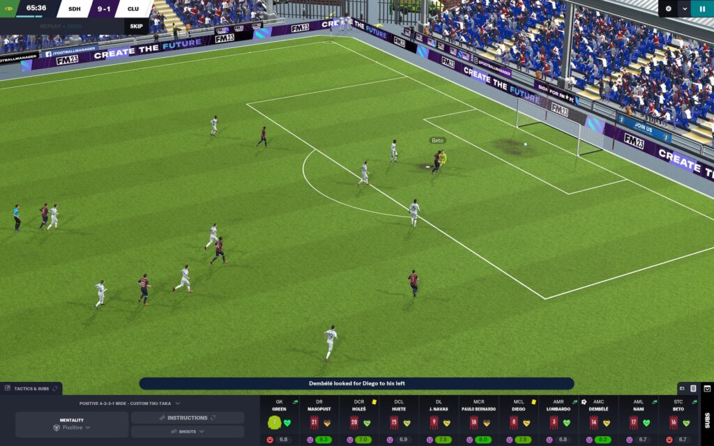 Football Manager 2023 game engine